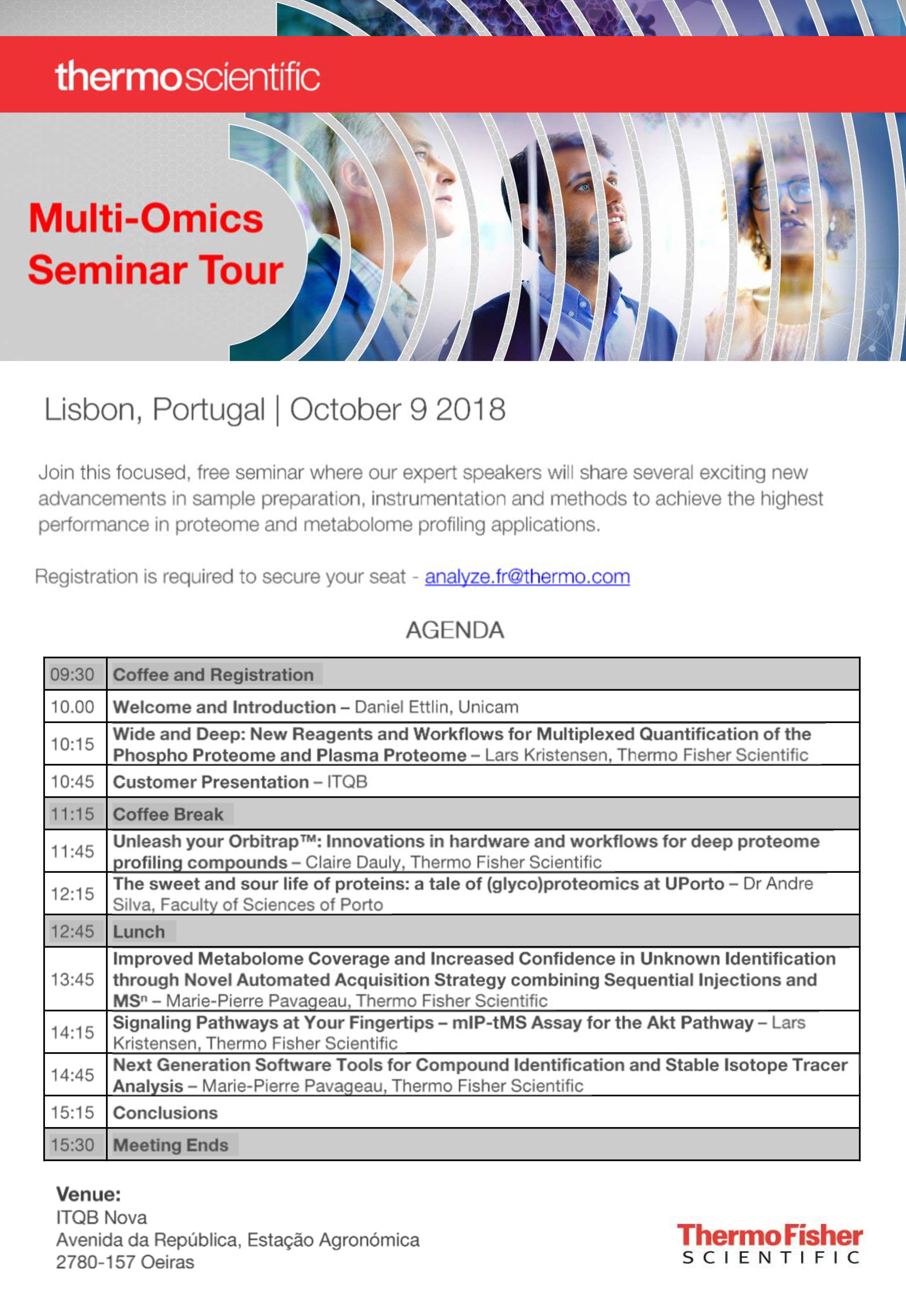 Slide 1   Invite MULTIOMICS SEMINAR LISBON
