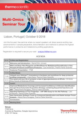 Slide 1   Invite MULTIOMICS SEMINAR LISBON